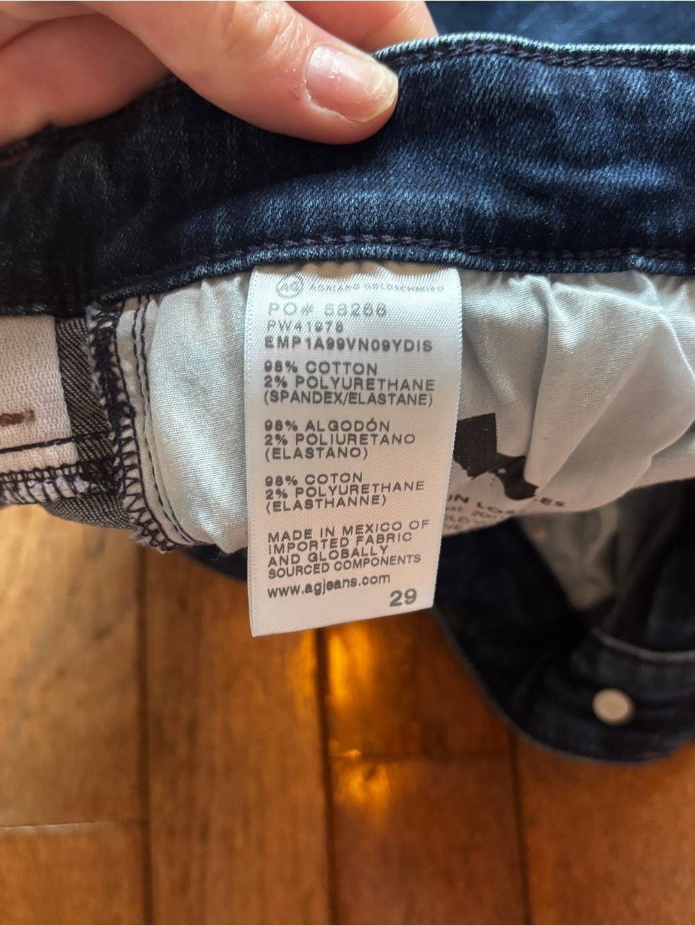 Womens AG Los Angeles SAIGE High Rise Straight jeans-29 - Picture 7 of 10